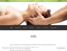 Tablet Screenshot of osteopaatti-samulinivala.fi